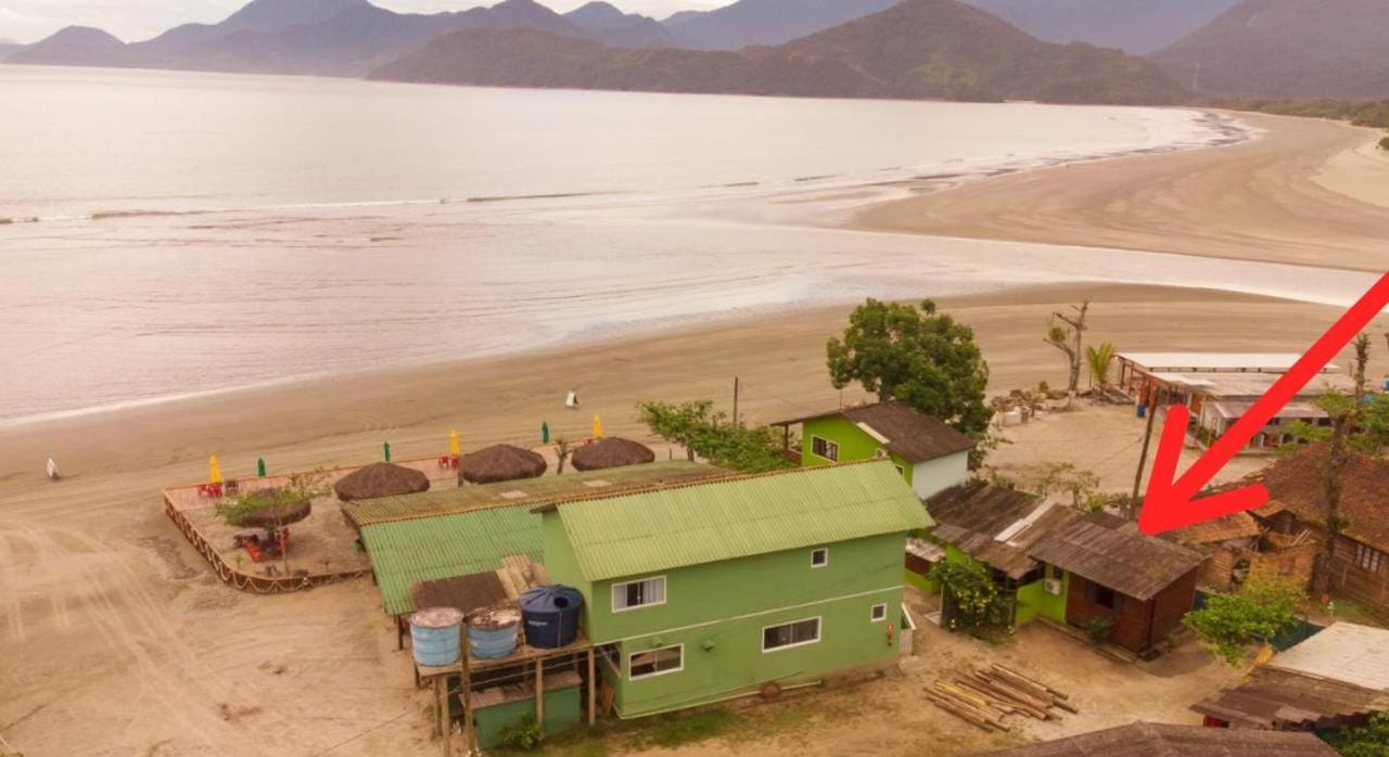 827 Chale Pe Na Areia, Completo Na Praia Do Estaleiro Em Ubatuba - 1 Dormitorio, 1 Banheiro, 1 Vaga De Garagem Eksteriør billede