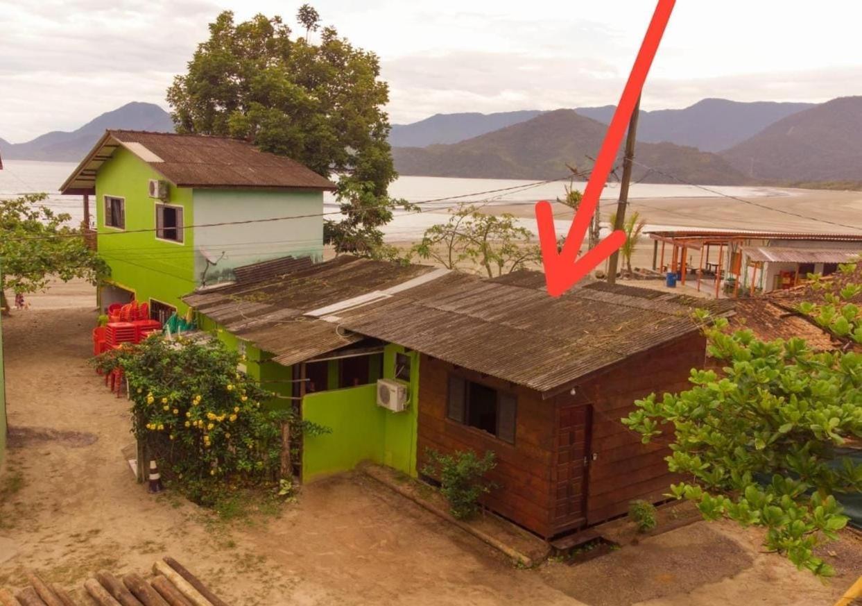 827 Chale Pe Na Areia, Completo Na Praia Do Estaleiro Em Ubatuba - 1 Dormitorio, 1 Banheiro, 1 Vaga De Garagem Eksteriør billede